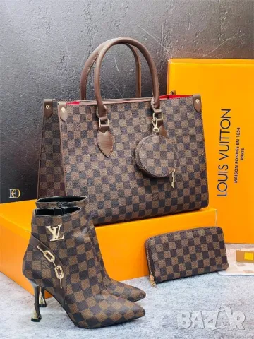 дамски боти и чанта/ раница louis vuitton , снимка 3 - Чанти - 46996364