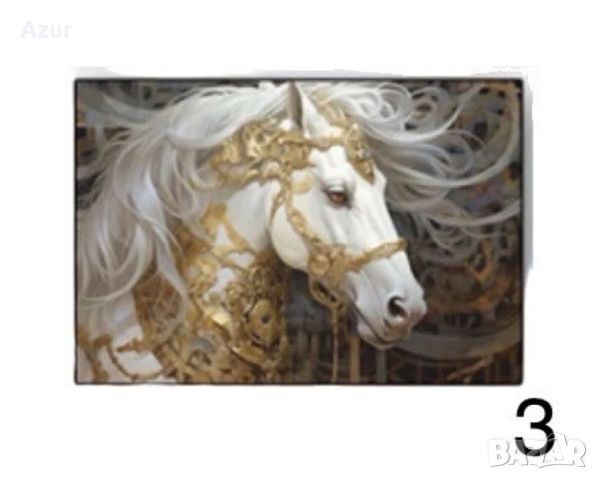 Картина с кон, различни модели, снимка 1 - Картини - 46102200