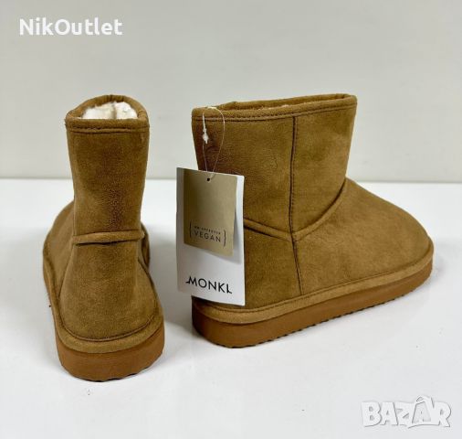 Monki beige dark vegan boot, снимка 4 - Дамски боти - 45333719