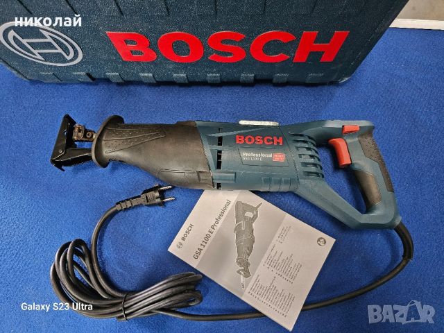 Електрически саблен трион Bosch GSA 1100 E Professional, снимка 2 - Други инструменти - 46811393