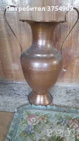 старинни медни вази , снимка 1 - Декорация за дома - 44969845