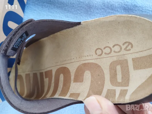 Нови мъжки чехли ecco номер 40-41., снимка 6 - Мъжки чехли - 50296975