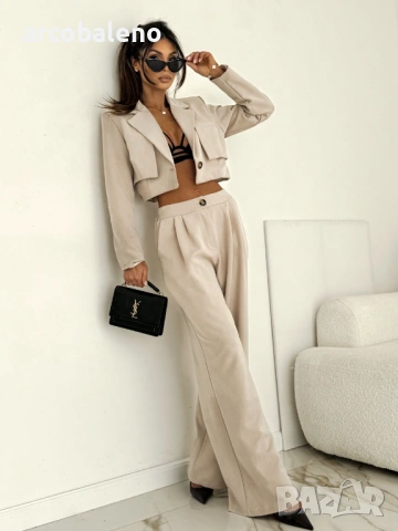 Дамски комплект от две части Elegance Chic, 4цвята , снимка 15 - Комплекти - 53790213