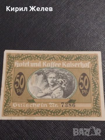 Банкнота НОТГЕЛД 50 пфенинг Германия рядка перфектно състояние за КОЛЕКЦИОНЕРИ 45108
