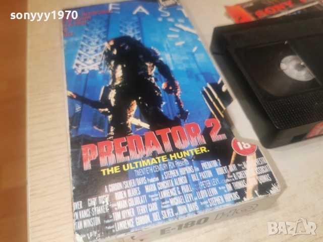 PREDATOR 2 VHS 2912251830, снимка 5 - Други жанрове - 52929897
