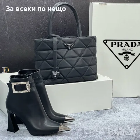 Дамски боти Prada - Налични различни цветове и модели Код D793, снимка 2 - Дамски боти - 47137120