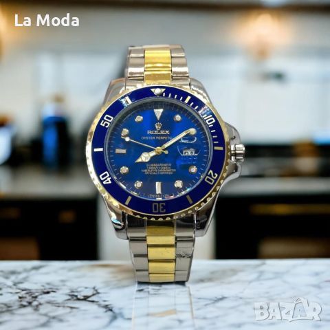 Часовник Rolex Submariner син  реплика, снимка 1 - Мъжки - 46182518