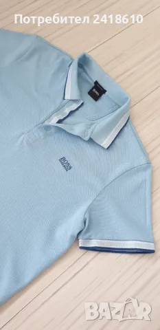 Hugo Boss Paddy 1 Pique Cotton Regular Fit Mens Size 50/ L ОРИГИНАЛНА Тениска!, снимка 1 - Тениски - 47179969