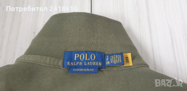 POLO Ralph Lauren Pique Cotton Custom Slim Fit Mens Size S НОВО!ОРИГИНАЛ! Мъжка Тениска!, снимка 8 - Тениски - 53922845