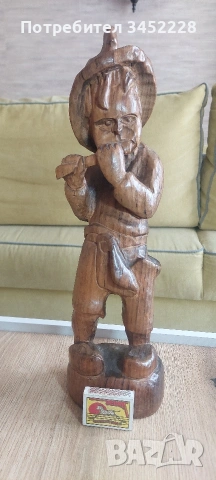 дърворезба за ценители височина 40см , снимка 7 - Декорация за дома - 53825757