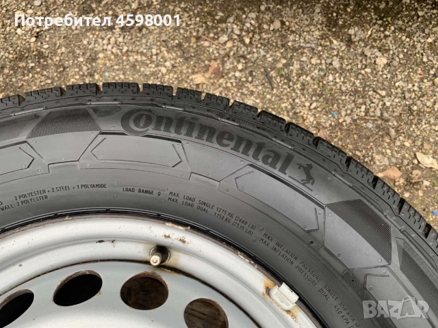 4бр.Нови Зимни Гуми Continental 235/65/16C DOT2624+Джанти 16цола 6x130 за Sprinter,Crafter, снимка 7 - Гуми и джанти - 52554649