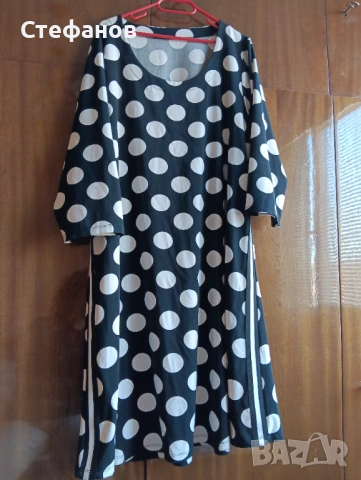 Красива, нова, макси рокля на точки , снимка 3 - Рокли - 53837747