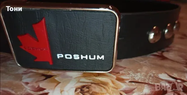 POSHUM Нов Дамски Кожен Колан 100см.