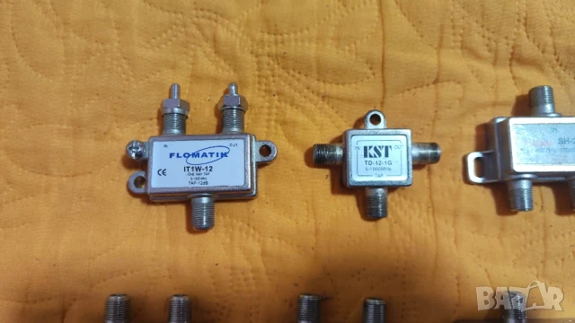 KST, Maxline и др. елементи tap за  кабелна телевизия, сплитери, конектори, снимка 3 - Друга електроника - 50762101