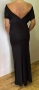 Рокля черна дълга еластична, снимка 4