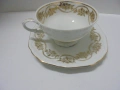 № 8568 Двоен порцеланов сет – чаша с чинийка Bareuther , снимка 2