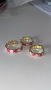 Комплект обеци и пръстен, снимка 1 - Бижутерийни комплекти - 44973509