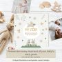 HuBorns Baby Memory Book Бебешки дневник от раждането до 5 години, подарък за бебе, снимка 5