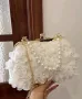 Страхотна Бяла клъч чантичка , снимка 1