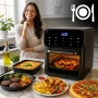 Еър фрайър и фурна 2-в-1 , XXL Капацитет 12L, 1350W, 10 Програми, LED Тъч дисплей, снимка 7