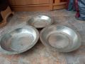 Три калайдисани чинии, саханчета, снимка 1 - Антикварни и старинни предмети - 45158207