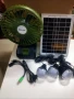 Соларна Осветителна Система GD-8081 с Вентилатор и 3 Крушки, снимка 2