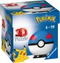 Ravensburger Pokemon Great Ball - 3D пъзел топка с диаметър 7,5 см, снимка 6