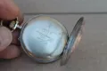 Швейцарски джобен сребърен часовник , снимка 7