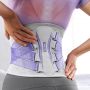 FREETOO Виолетов колан за поддържане на гърба, облекчаване на болки в долната част на гърба L размер, снимка 4