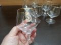 Ретро стъклени чаши за коняк Наполеон , снимка 1 - Антикварни и старинни предмети - 45906325