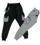 Мъжки спортен панталон с 2 странични джоба, въже и синджир, снимка 1 - Спортни дрехи, екипи - 45185337