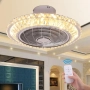 Кристален LED полилей с вентилатор и дистанционно управление, снимка 3