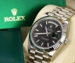 Rolex Day-Date 40mm President White Gold Black Dial Automatic Мъжки/ Унисекс Различни Варианти, снимка 3