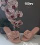 Дамски чехли от Еко кожа с панделка от 36 до 41 номер - 3 цвята, снимка 5