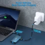  8-в-1 Докинг станция BENFEI USB C MST Hub, USB-C HUB с 2 x HDMI/1 x VGA/3 x USB 3.0/100W , снимка 7