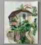 Стари майсторски рисунки на Къщи - подписани( картина, картини, рисунка), снимка 1