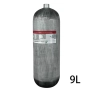 Карбонова бутилка 9L 300BAR с вентил M18x1.5 комплект – готова за PCP, SCUBA, Paintball, снимка 7