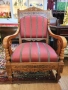 Италианско кресло с дърворезба, снимка 9