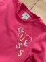 Детски памучен суичър Guess в розов цвят, размер 96-104см, снимка 3