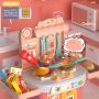 Детска кухня за игра в мини размери с всички необходими продукти, снимка 6