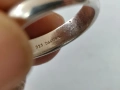 Двоен Сребърен пръстен 925 Bastian , снимка 4