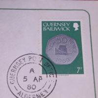 Стар пощенски плик с марки печати първо дневен за КОЛЕКЦИОНЕРИ 44708, снимка 3 - Филателия - 45262464