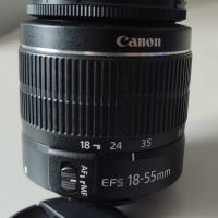 Обектив Canon Zoom Lens EF-S 18-55mm Ф58мм, снимка 7 - Обективи и филтри - 45351356