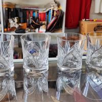 Кристални чаши за уиски, снимка 1 - Чаши - 45430231