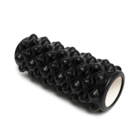 Фоумролер (Foam roller) с релефна повърхност за дълбок масаж. , снимка 4 - Йога - 45007197