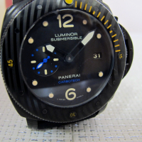 Panerai Submersible Carbotech  – Масивен 47 mm часовник автоматик, снимка 2 - Мъжки - 45038340