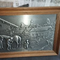 калаено сребърна картина, снимка 4 - Антикварни и старинни предмети - 45592948