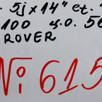 14’’4x100 originalna za rover 14”4х100 оригинална за ровър-№615, снимка 2 - Гуми и джанти - 44987168