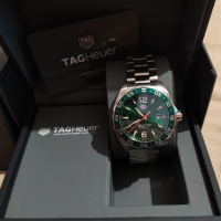 продавам-TAG Heuer Formula 1 Green Dial 43mm Quartz Steel Watch WAZ1017.BA0842, снимка 2 - Мъжки - 40597575