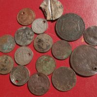 Лот стари български и чужди монети , снимка 4 - Нумизматика и бонистика - 45221045